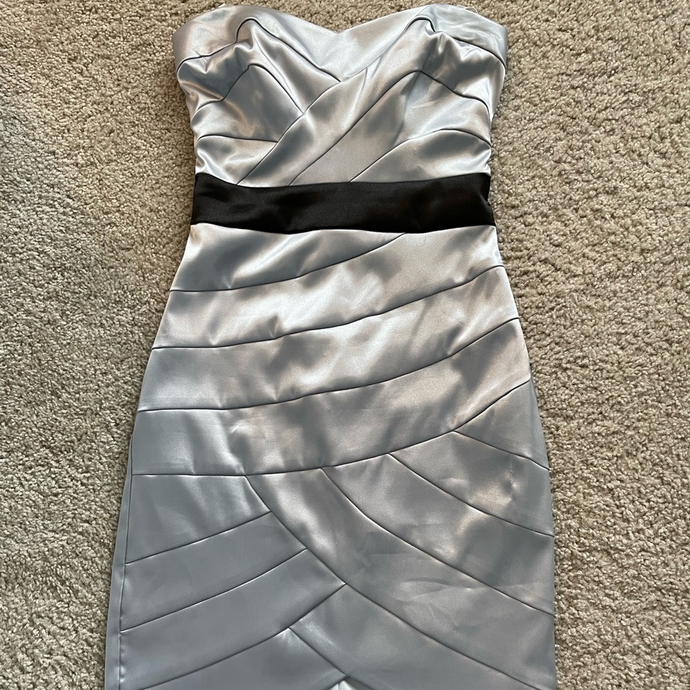 B. Darlin silver dress. Size 3/4